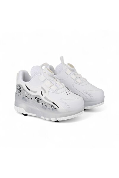 FeyzaDesign 4 Tekerlekli Ortopedik Işıklı Spor Paten Ayakkabı, Rahat ve Eğlen...