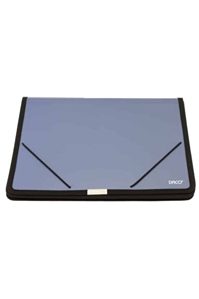 daço Plastic Folder with Elastic and Blue Bellows
