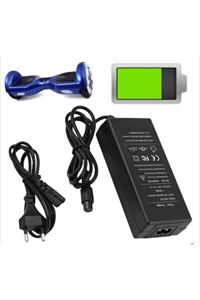 FeyzaDesign 42V 36V 2A Uyumu ile Hoverboard Orijinal Şarj Adaptörü