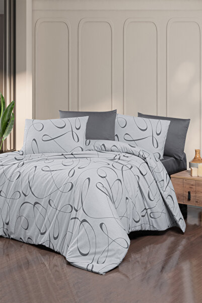 First Choice طقم غطاء لحاف مزدوج من Alfeo مصنوع من القطن بنسبة 100%، 150 TC (...