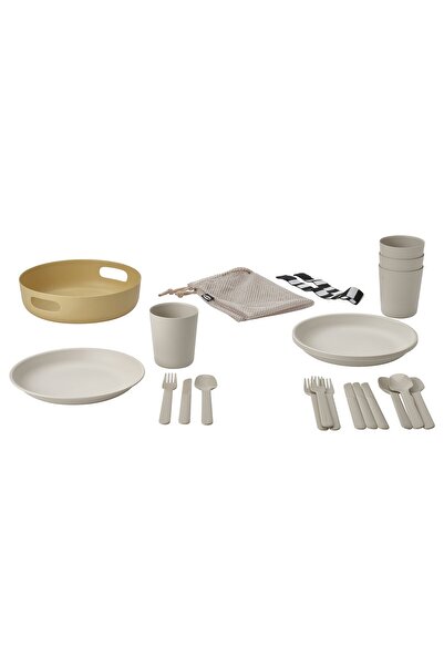 IKEA MARULK Picnic Set, 21 Pieces, Various Colors