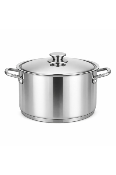 Royalty Line Stainless steel pot 10L with metal lid 36x14 cm