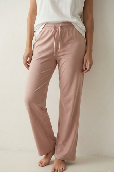 Elemge 100% Cotton Single Jersey Women's Pajama Bottoms Comfortable Fit Compa...