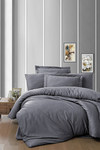 First Choice Snazzy 100% Cotton Satin 200 Tc (80 Thread) Single Duvet Cover Set