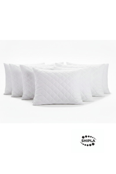 SHIPLA HOME 7 Pieces 50X70 cm Quilted Patterned Zippered Interlining Pillow P...
