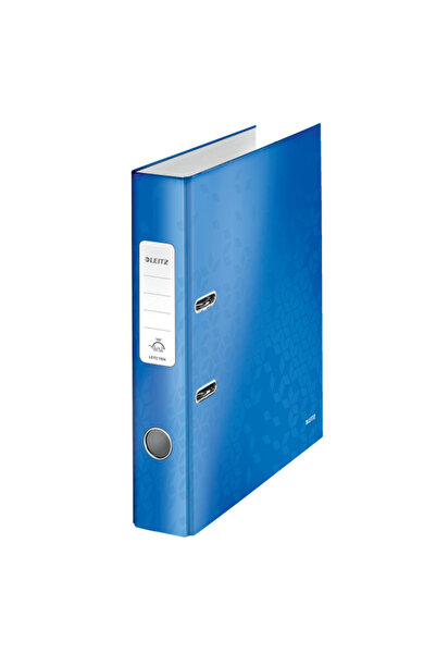 Leitz Laminated Lever Arch File 5.2 Cm Metallic Blue WOW