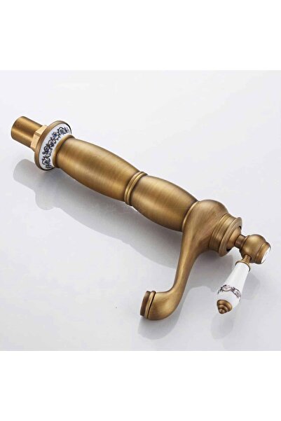 OEM Baterie înaltă pentru chiuvetă, design antic, bronz, ornament ceramic