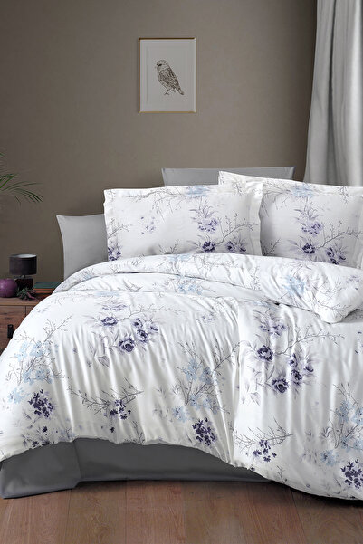 First Choice Leena %100 Pamuk Saten 200 TC (80 Tel) Tek Kişilik Nevresim Takımı