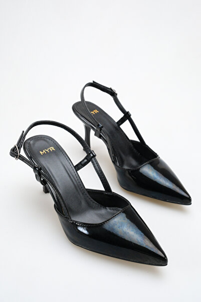meyra'nın ayakkabıları Women's Heeled Shoes Black Patent Leather