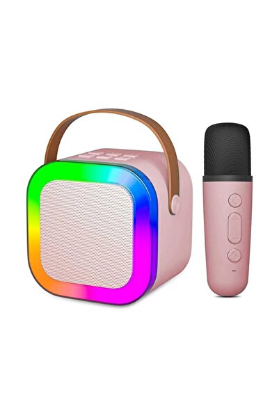 Mi7a Kablosuz Mikrofonlu Karaoke Sound System Taşınabilir Müzik Kutusu