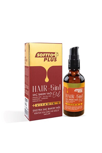 Softto Plus 5 IN 1 SAÇ BAKIM YAĞI 50 ML