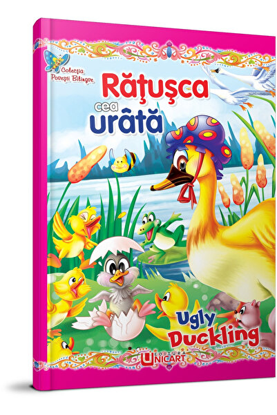Editura Unicart Povesti Bilingve - Ratusca cea urata