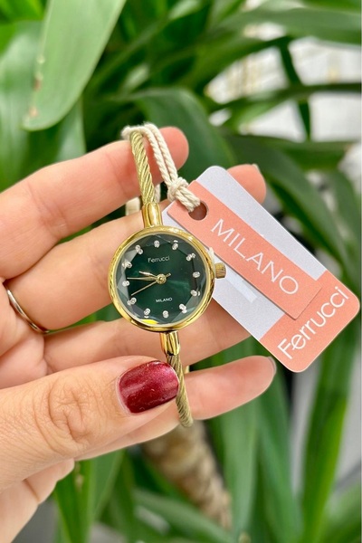 Ferrucci Orijinal Çelik Kordon Su Geçirmez 2 Yıl Garantili Kadın Kol Saati