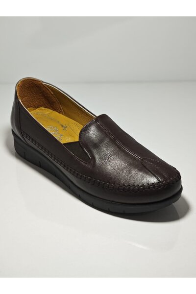 Cem Pekşen حذاء ميرا 2026-8 النسائي اليومي المريح المصنوع من الجلد