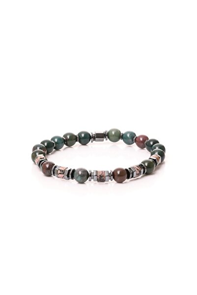 Fatma yaşar Blood Stone Men's Bracelet