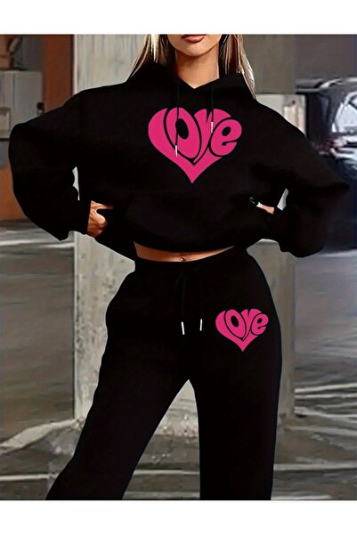 AZIZI TEKSTIL Women's Hooded Two-Piece