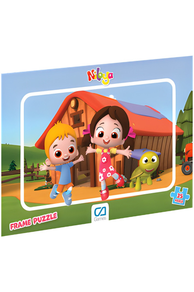 CA Games Niloya Lisanslı 35 Parça Çerçeveli 34x24cm Çocuk Puzzle Yapboz Seris...