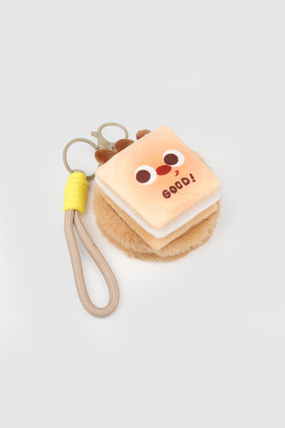 La La'Graccio Paris Lagraccio Paris Plush Cookie Figured Bag Charm and Foldab...