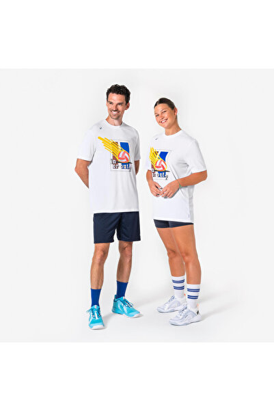 Decathlon Kipsta Yetişkin Voleybol Tişörtü - Beyaz