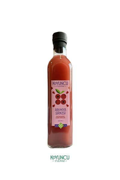 KOYUNCU FARM -Aronya Sirkesi-500ml - Chokeberry Cider Vinegar
