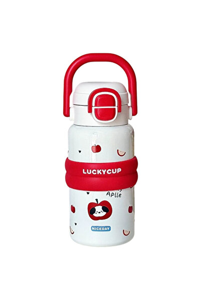 LITTLE ANGEL - Kids Water Bottle 550 Ml 316 Stainless Steel Straw Cup