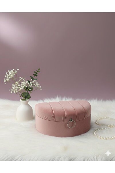 Duru Çeyiz Sandıkları Lüks Kadife Makyaj Bohça Çeyiz Sandığı