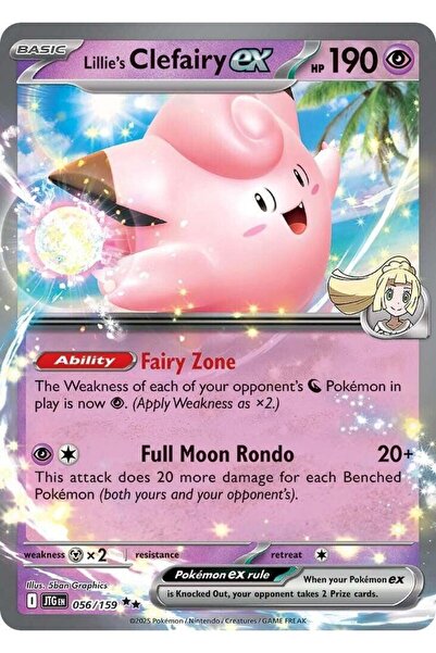 Pokemon TCG بطاقة ليلي كليفيري الأصلية - 056/159 - SV09: رحلة مشتركة (JTG)