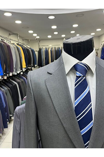 MASSARO Gold Quality Fabric Men's Slim Fit Suit