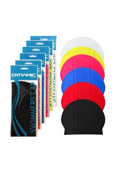 Dynamic Cască de înot din latex, Cască de înot universală unisex pentru pisci...