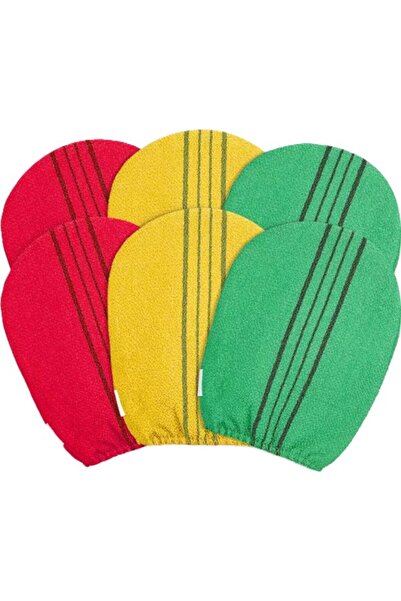 Beauty ليفة استحمام متعددة الألوان، 6 قطع