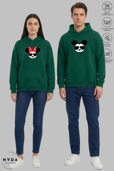 Nyda Collections Combinație de cuplu pentru îndrăgostiți Mickey Minnie cu imp...