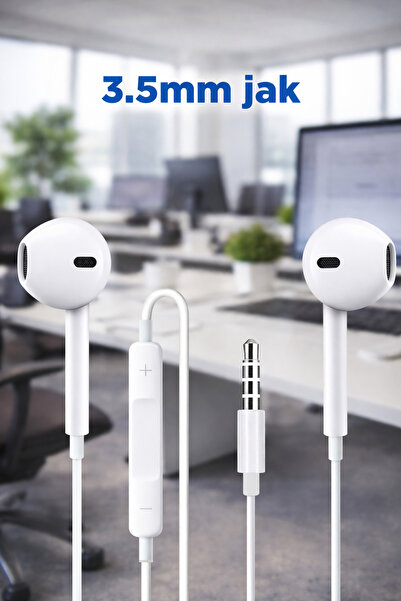 Tech&bello accessories İos Android Uyumlu 3.5mm Jak Girişli Kablolu Mikrofonl...