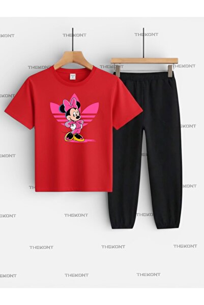 THEKONT Mickeykizz Printed Top and Bottom Kids' Set (T-Shirt with Pocket and ...