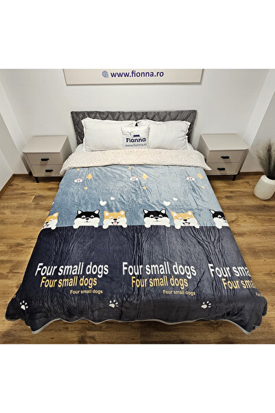 FIONNA.RO Cocolino Blanket Medium Thickness 200x230cm - Four Puppies