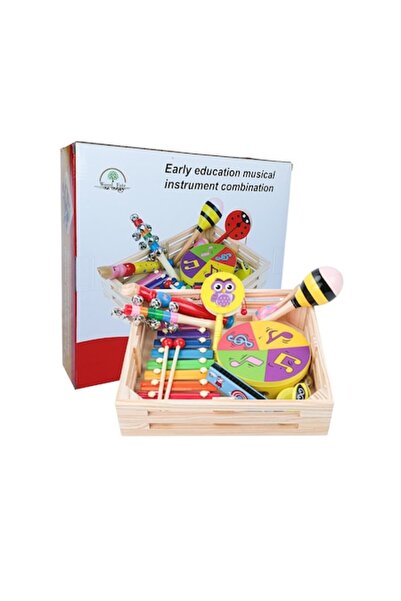Picodino Set of 9 Musical Instruments for Children, 3+ Years