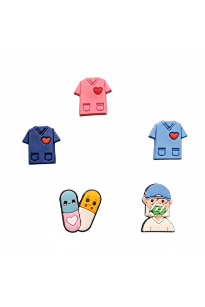 Otto Common 5 pcs Colorful Shoe Charms Set – Fun Decorative Accessories for C...