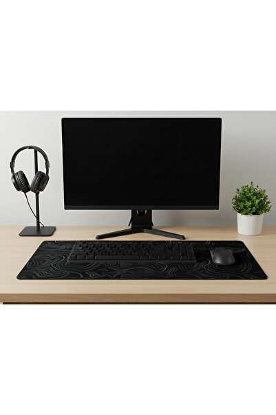 Sarftech Black Contour Speed Hızlı Yüzey Kaymaz Taban Gaming Oyuncu Mouse Pad Oyuncu Gaming Mousepad