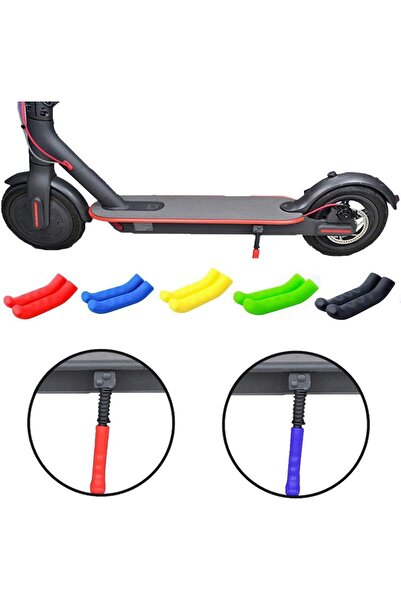 FeyzaDesign Siyah Silikon Ayaklık Koruyucu, Scooter ve Bisiklet İçin Güvenli ...