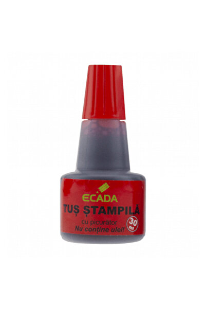 Ecada Stamp ink 30ml Red 99030R