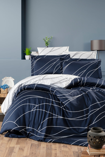 First Choice Mesi 100% Cotton Satin 200 Tc (80 Thread) Single Duvet Cover Set