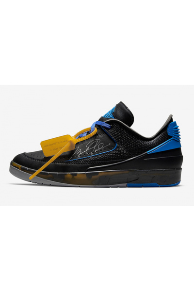 JORDAN 2 Retro Low SP Off-White Black Blue