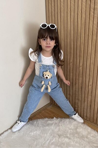 Orca Kids Fashion سالوبيت تيدي بير للجنسين باللون الأزرق الجليدي