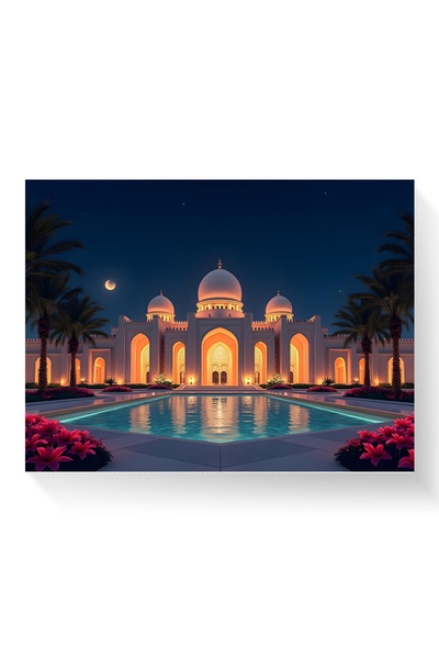 Printees Tablou - Palatul șeicului - Canvas pe șasiu