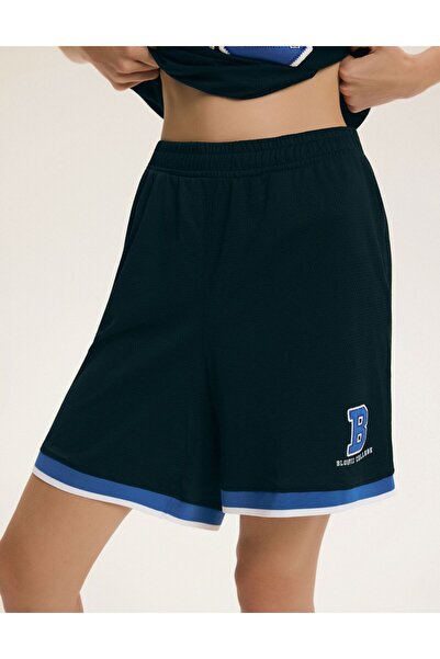 ESOTIQ BLOOVII Women's Basketball Shorts Loose Oversize Fit with College Styl...