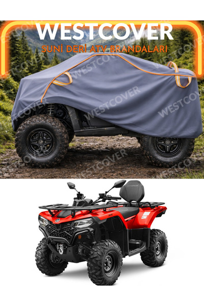 WestCover Cfmoto 450L EPS متوافق مع نيون قماش مجدّل من الجلد الصناعي، غطاء وغ...