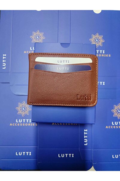 Lutti Genuine Leather Magnet Horizontal Model Card Holder