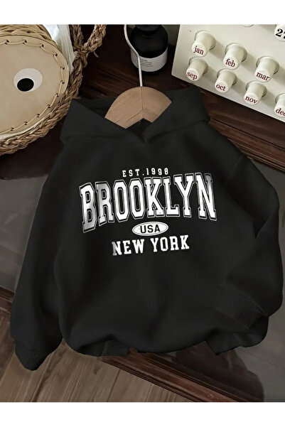 Baxia Girls' Boys' Brooklyn Printed Hoodie Sweatshirt New Season