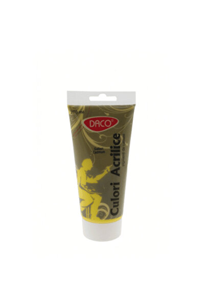 daço Acrylic Colors 200ml Cadmium Yellow