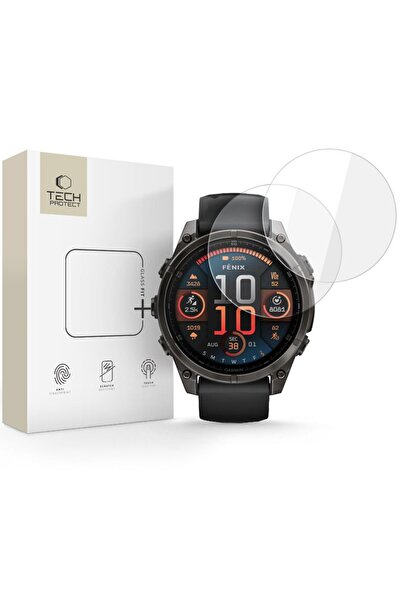 Tech-Protect Garmin Fenix 8 Tempered Glass Protector - Tech Protect Glass Fit...