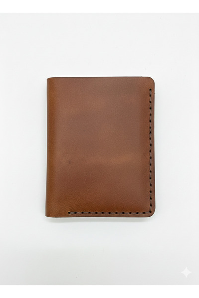 Güney Takı Store محفظة رجالية مصنوعة يدويًا من الجلد الطبيعي